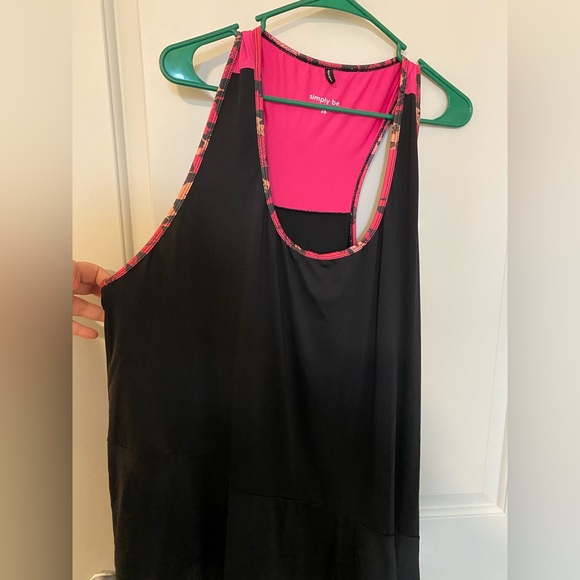 ASOS curve simply be activewear tank top in black - Picture 5 of 9